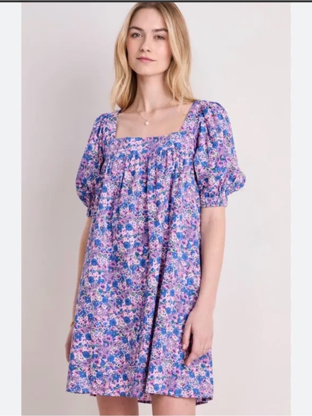 VINEYARD VINES MULTICOLOR PUFF SLEEVE SQUARE NECK SEERSUCKER SUNDRESS WOMENS XS